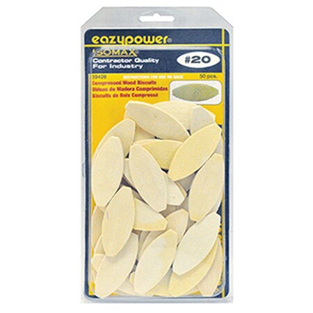 Eazypower 39426 No.20 Compressed Wood Biscuits, PK50 132262